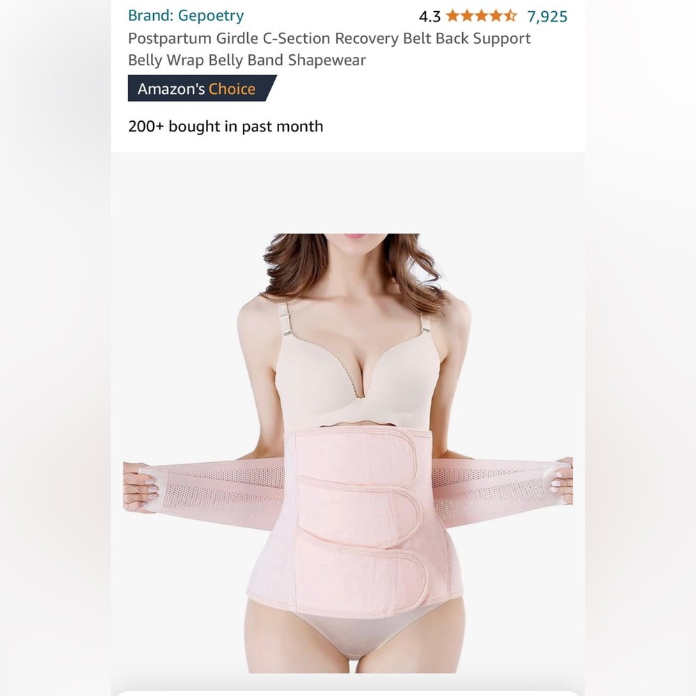 NWT C-section Belly Band